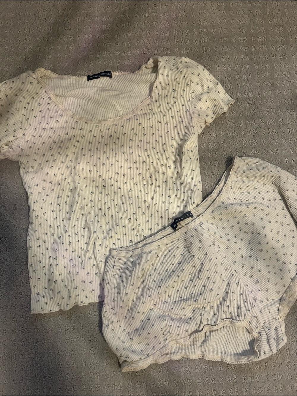 Brandy Melville Floral PJ Set